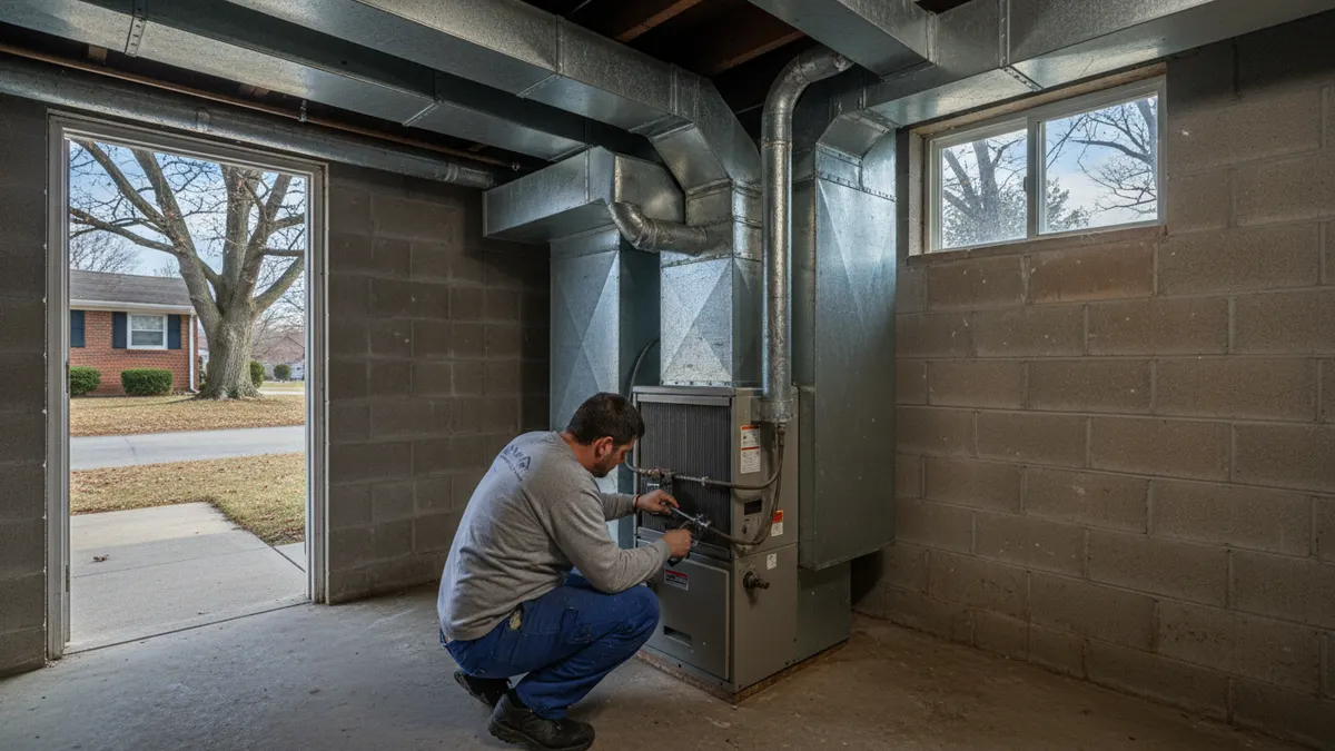 Indoor coil replacement connected to original ductwork
