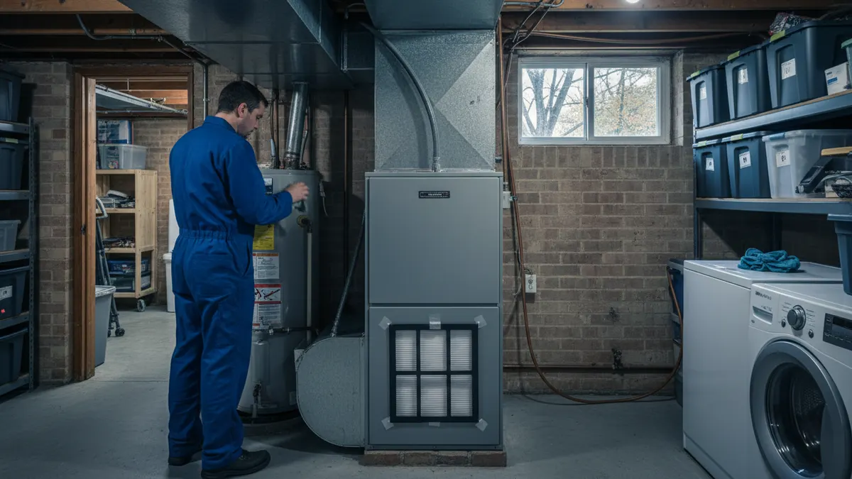 Central air cabinet after airflow was restored