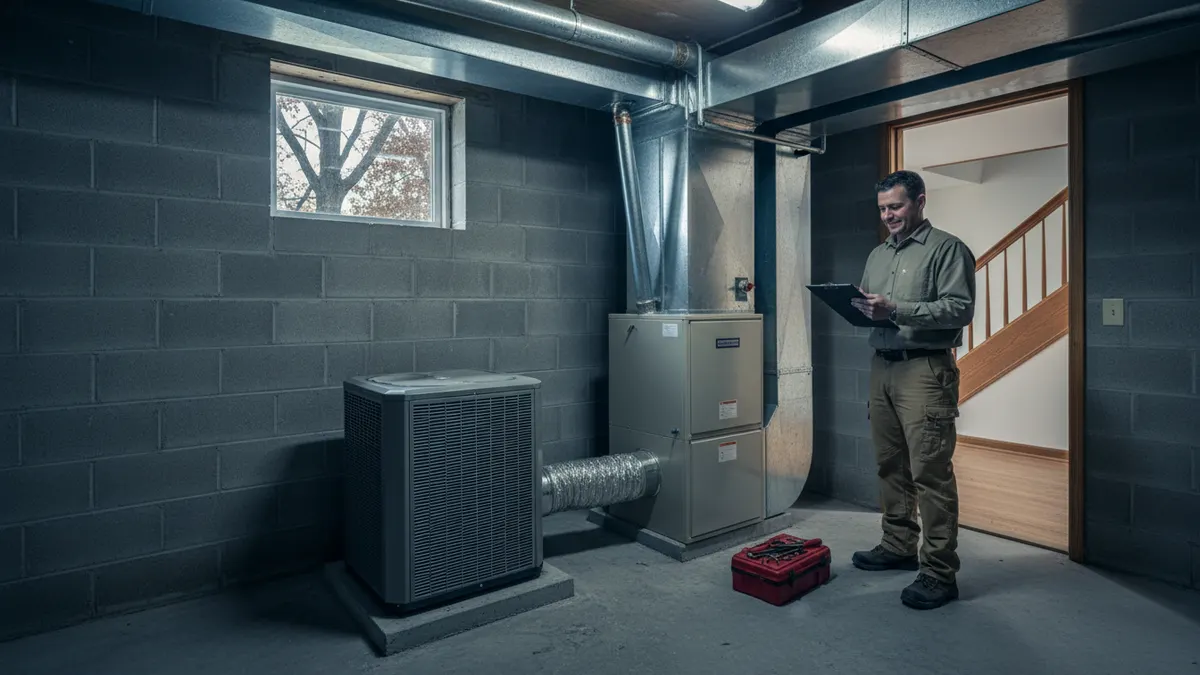 Gas furnace operating after the ignitor replacement